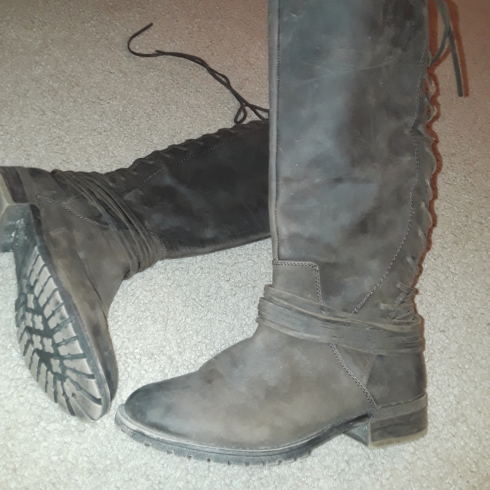 Brown Knee Boots